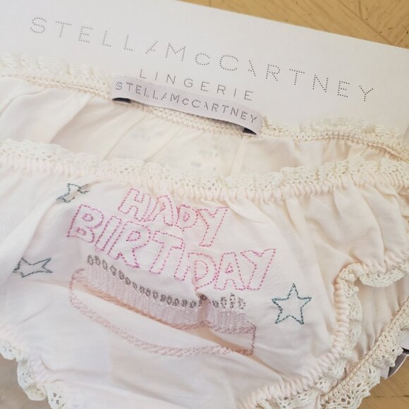 Stella McCartney Happy Birthday Panties Size M - Picture 1 of 5